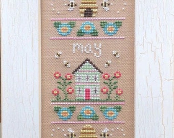 Country Cottage Needleworks SAMPLER of the MONTH MAY