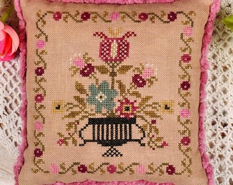 2024 Nashville Needlework Market - Jeannette Douglas Budding Bouquet #4 Summer Cross Stitch - Nashville Needlework Market