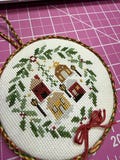 Olde Village Christmas Cross Stitch chart  ~ Christmas Keepsakes ~ Anabella's Needleart - Christmas Cross Stitch Ornament