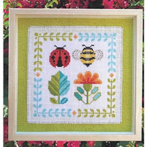 Robin Pickens Garden Friends Cross Stitch pattern ~ Robin Pickens Cross Stitch ~ Anabella&#39;s ~ New Cross Stitch