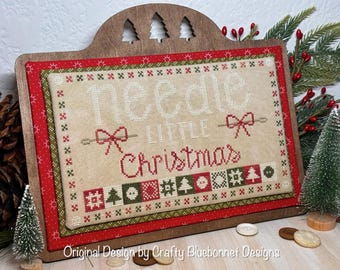 Cross Stitch ~ Needle Little Christmas Cross Stitch Pattern ~ Crafty Bluebonnet Cross Stitch - Christmas Cross Stitch ~Anabella's