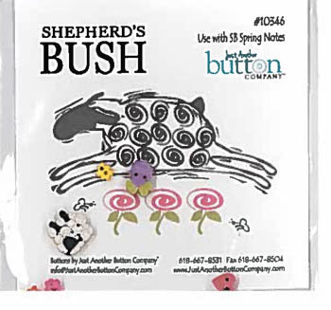 Shepherd's Bush SPRING NOTES BUTTONS - Etsy