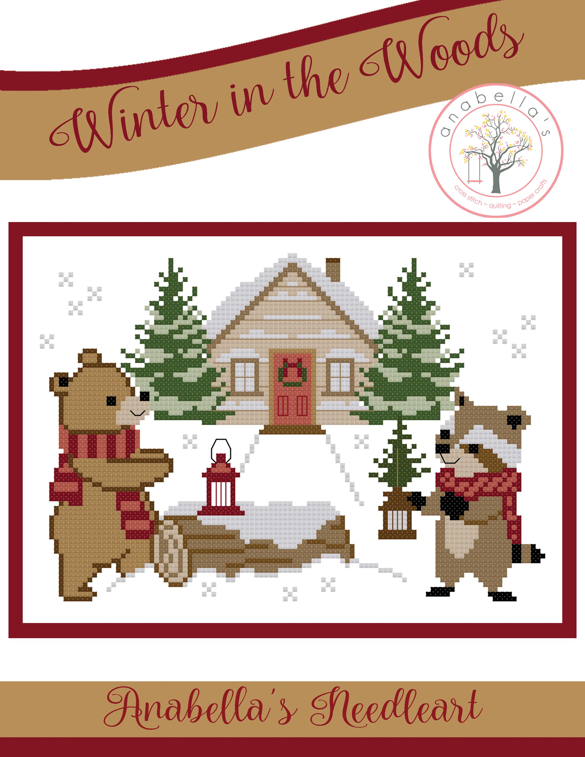 Cross Stitch ~ Winter in the Woods Cross Stitch Pattern ~ Winter Cross ...