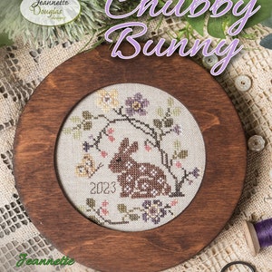 2023 Nashville Needlework Market ~Jeannette Douglas Designs Chubby Bunny Cross Stitch Pattern