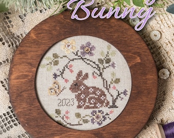 2023 Nashville Needlework Market ~Jeannette Douglas Designs Chubby Bunny Cross Stitch Pattern