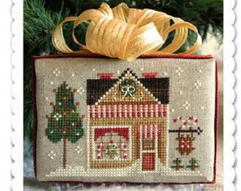Little House Needleworks Cross Stitch Pattern Hometown Holiday SWEET SHOP - #4