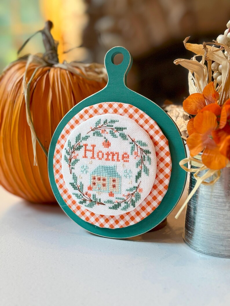 Anabella's Needleart ~ Autumn Cottagecore Home Cross Stitch Pattern ~ Needlework Marketplace ~ Pre-Order ~ Cottagecore Cross Stitch