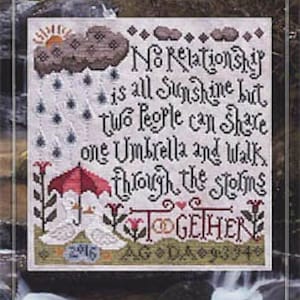 Silver Creek Samplers THROUGH THE STORMS  Cross Stitch Pattern