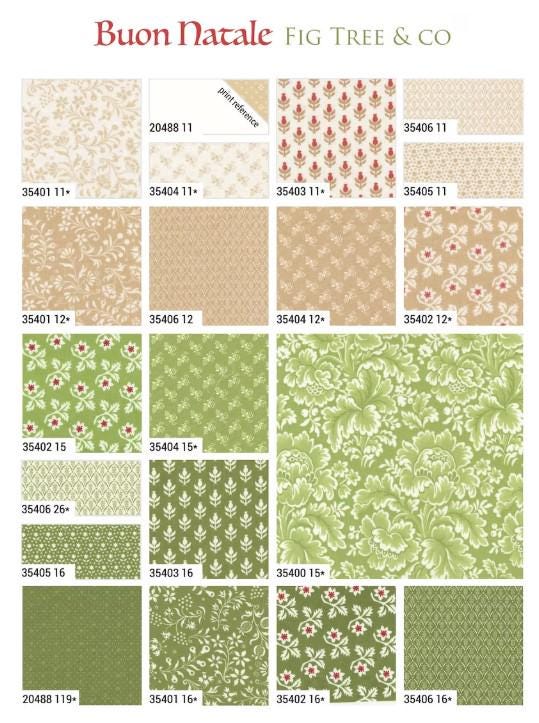 Pattern Natale Buon Natale Starry Pines Quilt Pattern by Fig Tree & Co ~ Buon Natale ...