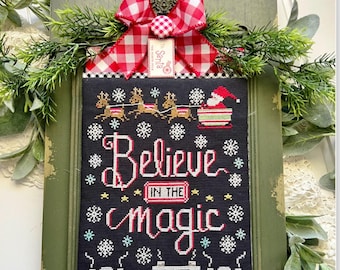 Stitching With The Housewives Believe In The Magic Cross Stitch Chart ~ Stitching With The Housewives Christmas Cross Stitch ~ Anabella's