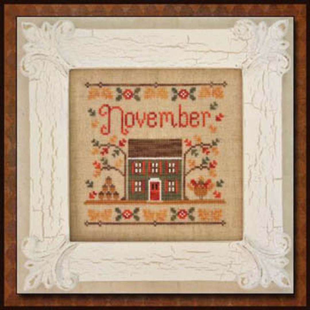 Country Cottage Needleworks Cottage of the Month NOVEMBER Cross Stitch