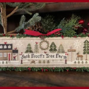 Little House Needleworks Jack Frost's Tree Farm Cross Stitch Pattern | JACK FROST #1