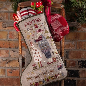 Shepherd's Bush Cross Stitch Pattern PARKER'S STOCKING - Etsy