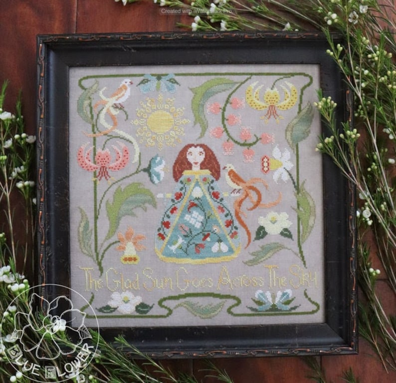 2023 Nashville Needlework Market the Blue Flower the Glad Etsy