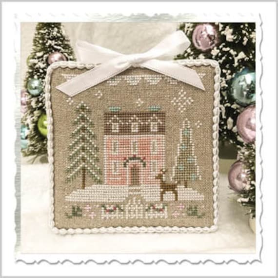 Country Cottage Needleworks GLITTER HOUSE 4 Cross Stitch Pattern  - Glitter Village Series