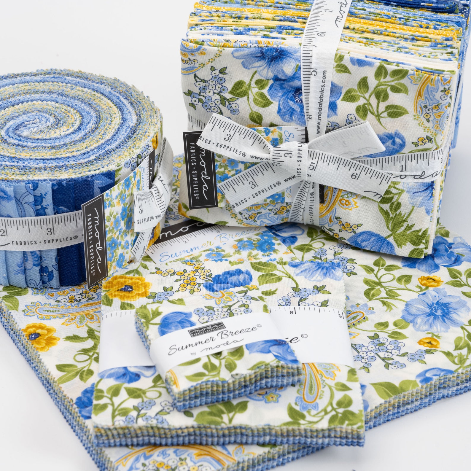 MODA SUMMER BREEZE Quilt Kit Moda Fabric Moda Quilt Kit Etsy