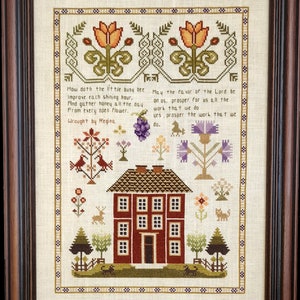 Samplers Primitives The Work of Our Hands PDF Kreuzstichmuster ~Samplers Primitives Kreuzstichmuster ~ Instant Download