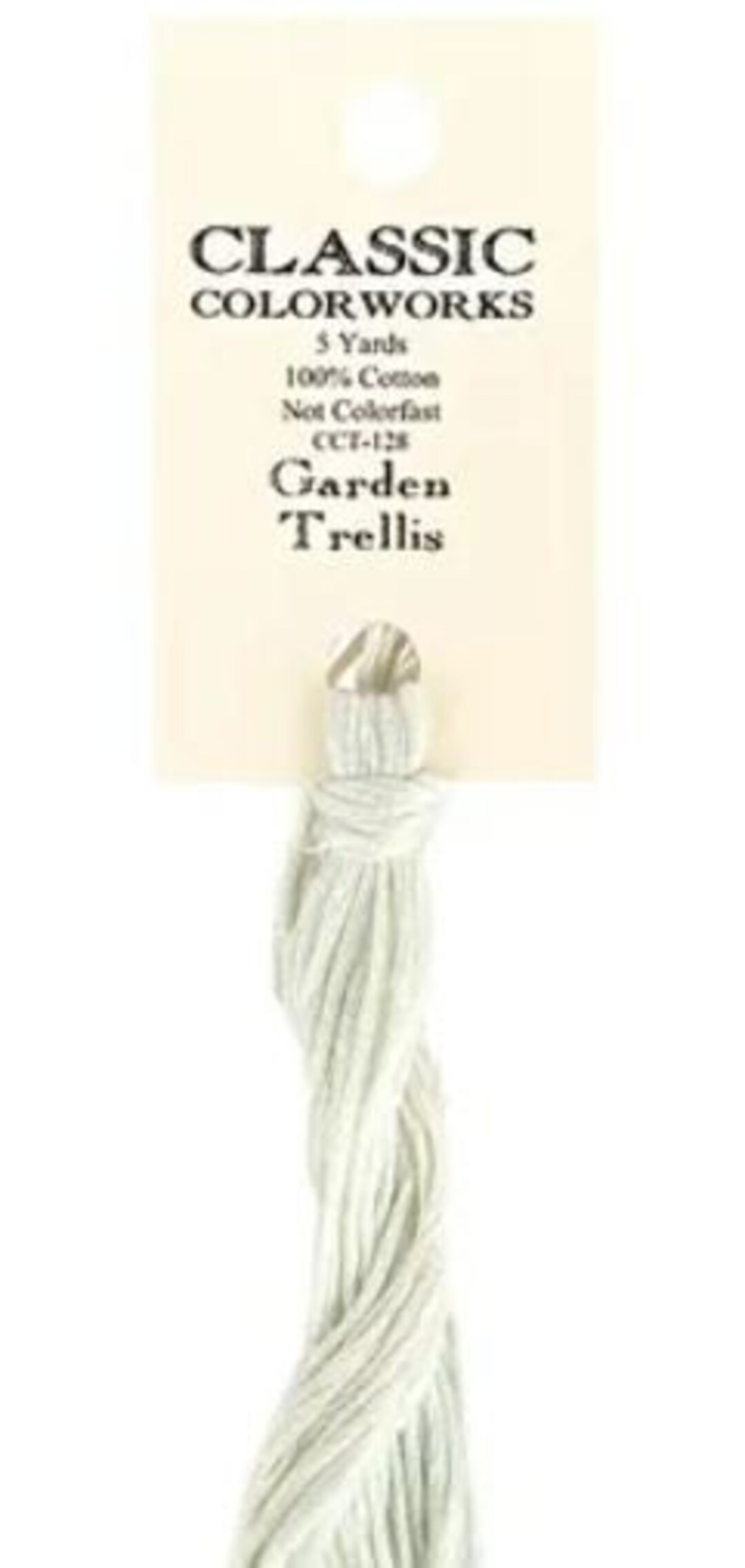 Classic Colorworks GARDEN TRELLIS CCT-128 Cross Stitch Floss