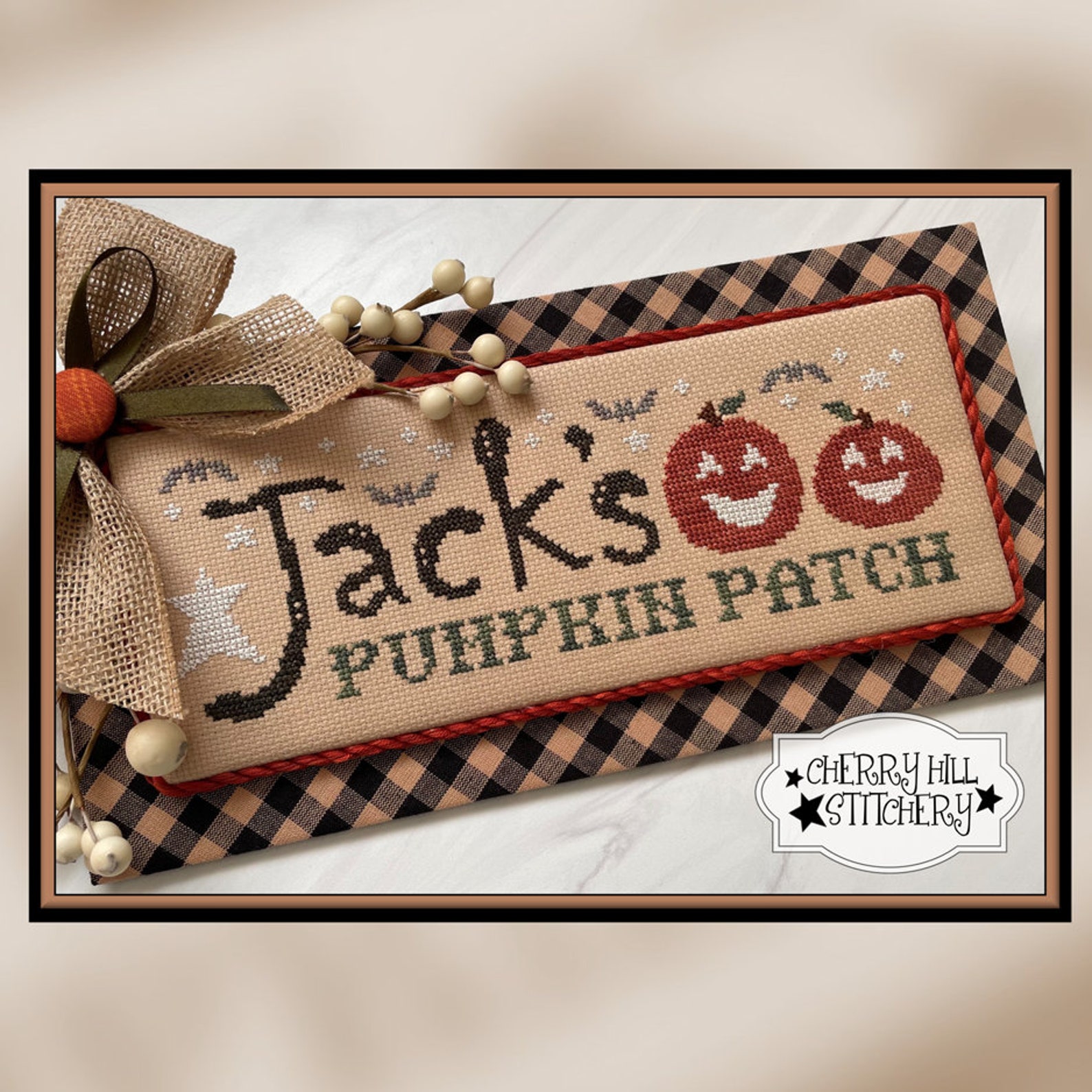 Cherry Hill Stitchery JACK'S PUMPKIN Patch Cross Stitch Etsy