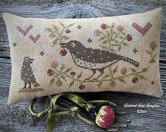 Scattered Seed Samplers Sweets of the Vine  Cross Stitch Pattern ~ Scattered Seed Samplings Cross Stitch ~ New Cross Stitch