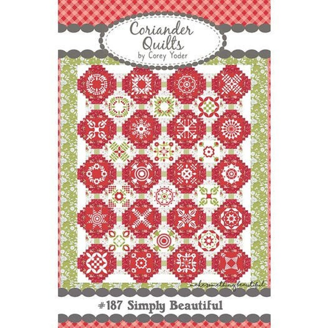 Moda Fabrics SIMPLY BEAUTIFUL QUILT Pattern Corey Yoder | Etsy