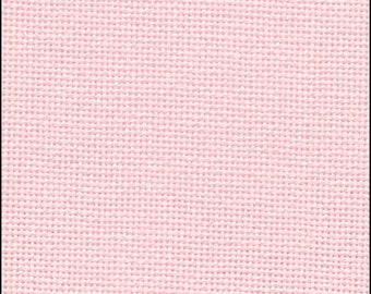 32  Count Blush Lugana Cross Stitch Fabric by Zweigart ~ approx 18" x 27" Fat Quarter ~ Cross Stitch Fabric