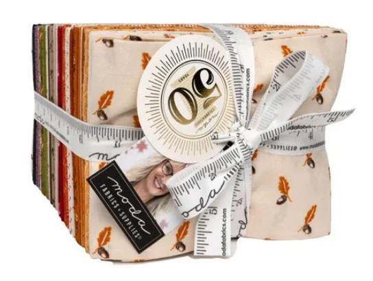 SALE! Pumpkin Spice Gatherings Fat Quarter Bundle – Lisa Bongean Primitive Gatherings – Fall Precut Fabric – Moda Fabrics – 39 FQs + Panel