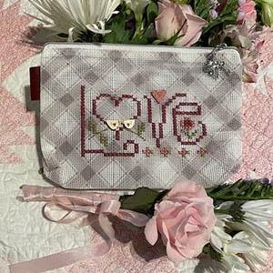 Shepherd&#39;s Bush LOVE  MINI BAG  Cross Stitch Pattern ~ Shepherd&#39;s Bush Cross Stitch Pattern ~ Anabella&#39;s ~ Counted Cross Stitch