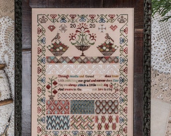 2023 Nashville Needlework Market ~Jeannette Douglas Designs  Tapestry of Stitches Cross Stitch Pattern