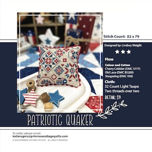 2024 Nashville Needlework Market Primrose Cottage Stitches Patriotic Quaker Nashville Needlework Market Anabella's image 2