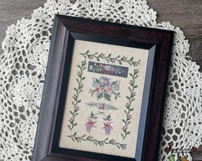 From the Heart Little Rose Garden Cross Stitch Pattern New Cross Stitch