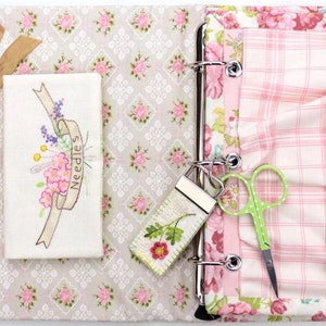 NEW Crabapple Hill Studio BASKET of POSIES Stitch Binder Hand ...