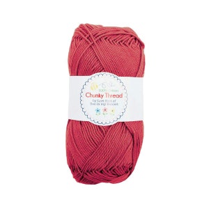 Lori Holt CHUNKY THREAD SCHOOLHOUSE ~ Lori Holt Chunky Crochet Thread ~ Lori Holt Yarn ~ Crochet Thread ~ Knitting Thread ~ Yarn