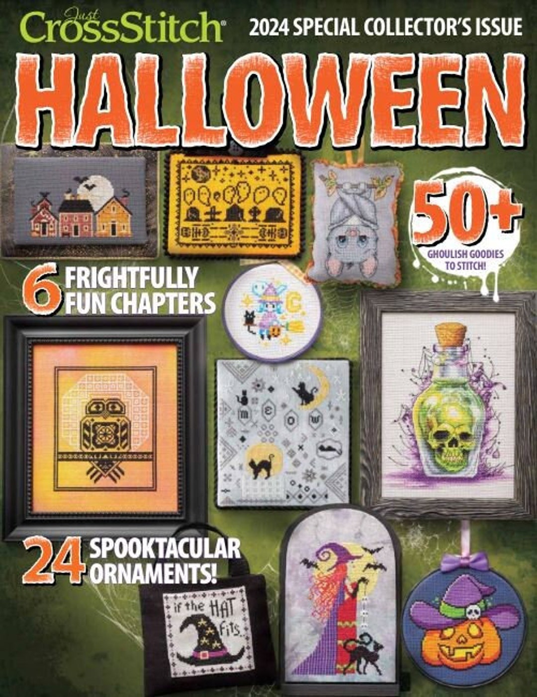 Just Cross Stitch Magazine HALLOWEEN 2024 COLLECTORS Edition 50