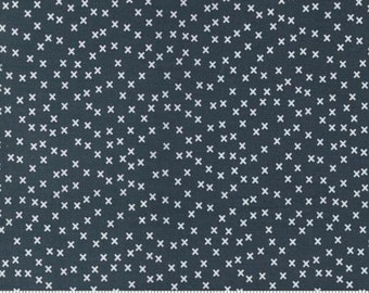 Moda Sweetwater Vintage X Indigo Fabric ~ Fabric by the yard and half-yard ~ Sweetwater Fabric - Moda Fabric