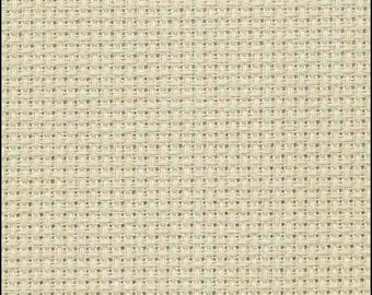 16  Count Platinum Aida Cross Stitch Fabric by Zweigart ~ approx 18" x 27" Fat Quarter