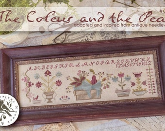 Pre-Order ~ Brenda Gervais With Thy Needle & Thread The Coleus and the Pear Cross Stitch Pattern  ~ New Cross Stitch ~ Anabella's