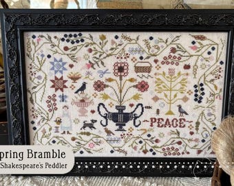 Spring Bramble Cross Stitch chart by Shakespeare's Peddler  - Anabella's - Spring Cross Stitch Sampler - Shakespeares's Peddler Cross Stitch