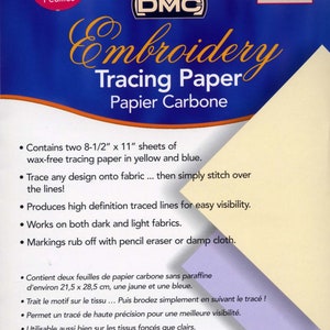 Dressmakers Tracing Paper, Carbon Paper, Clover Chacopy Tracing Paper, Tracing  Paper for Sewing 