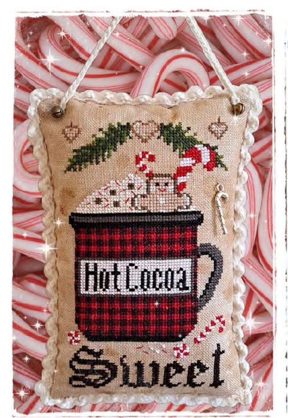 Fairy Wool In The Wood CHRISTMAS MUG Cross Stitch Pattern ~ Christmas Cross Stitch ~ Anabella's ~ Counted Cross Stitch