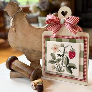 New! Anabella's Needleart ~ Cottagecore Summer Flower Cross Stitch chart ~ Cottagecore Stitch Designs by Anabella's ~ Summer Cross Stitch