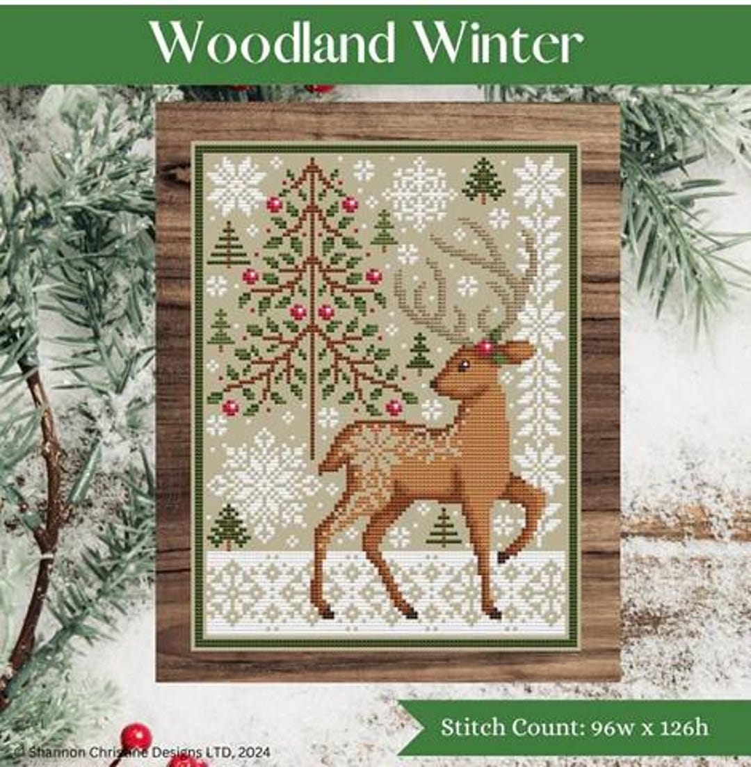 Shannon Christine ~ Woodland Winter - Cross Stitch Pattern ~ Shannon ...