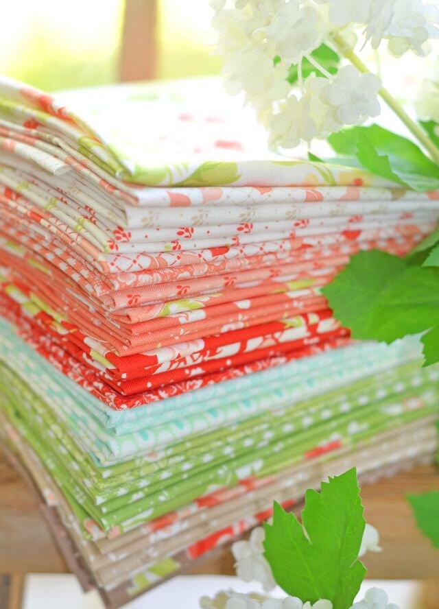 Moda ~ Fig Tree & Co - Jelly and Jam Gingham Jellies Blenders Rhubarb ...