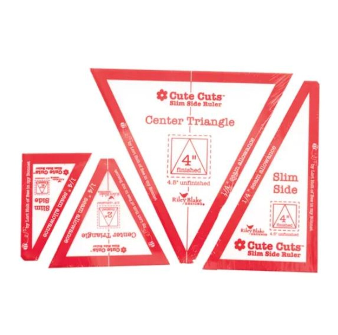 Lori Holt Slim Side Ruler Set - Lori Holt Cute Cuts Slim Side Rulers ...