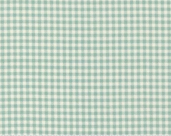 Moda Sweetwater Vintage Farmgirl Aqua Fabric ~ Fabric by the yard and half-yard ~ Sweetwater Fabric - Moda Fabric