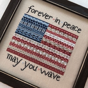 Sweet Wing Studio, FOREVER IN PEACE, motif de point ~ Sweet Wing Studio, point de croix