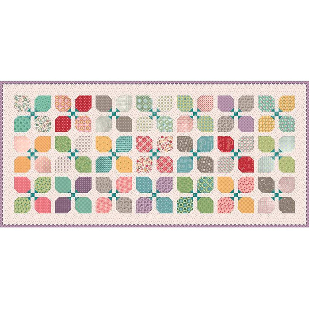 NEW! Lori Holt Piece & Plenty Pretty Petals Table Runner Kit