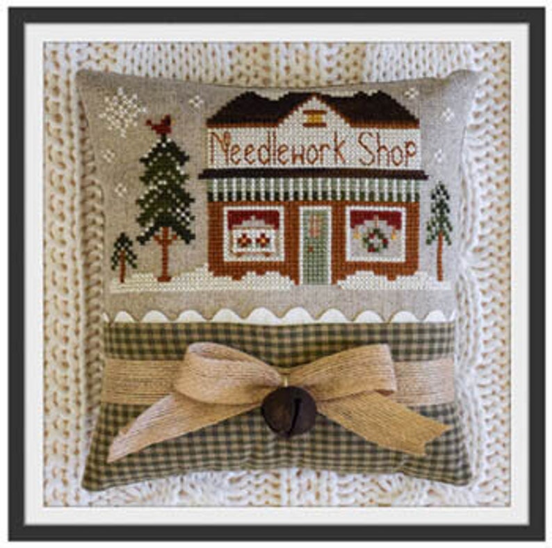 Little House Needleworks Cross Stitch Pattern Hometown Holiday Etsy