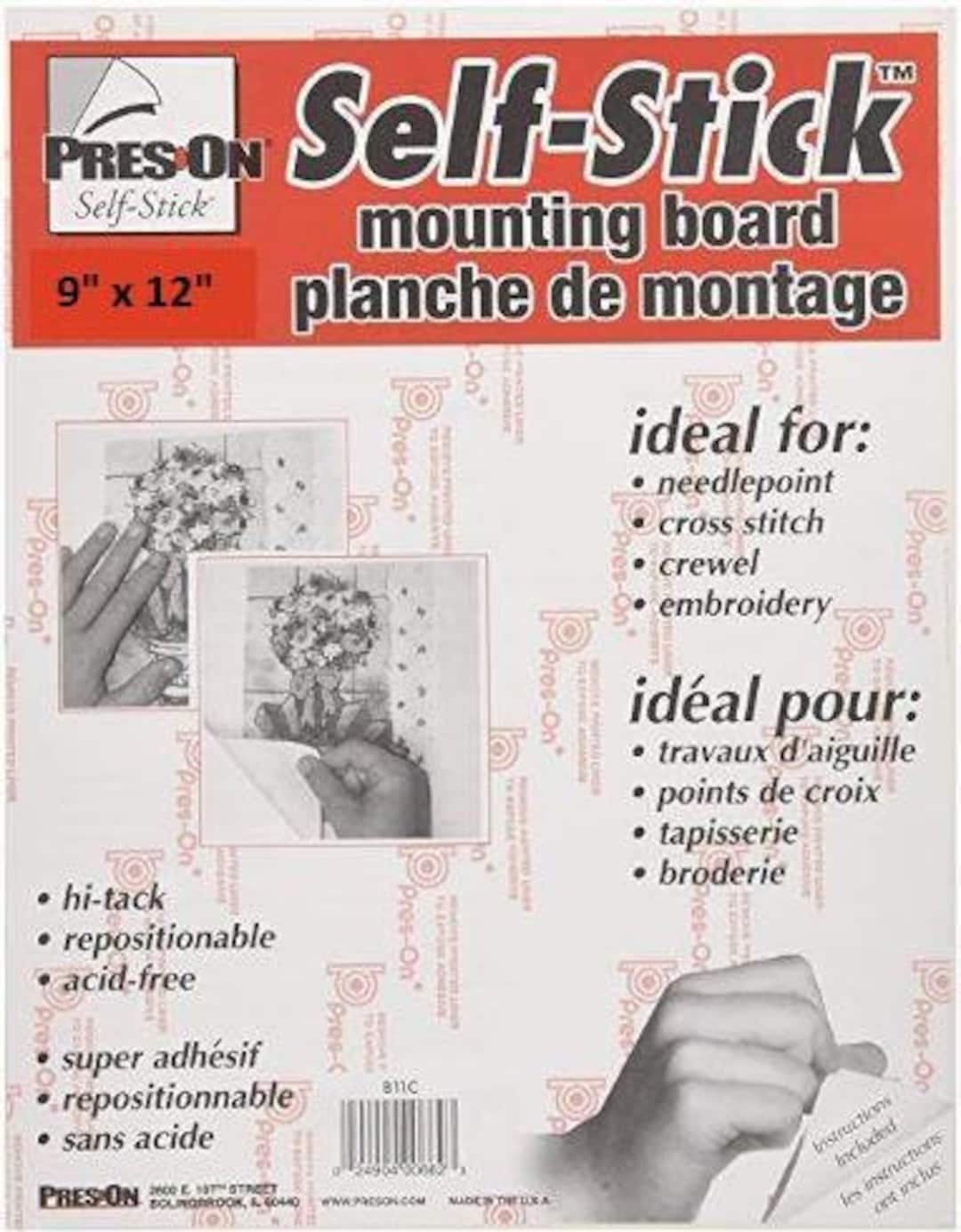 Preson MOUNTING BOARD 9x12 Cross Stitch Mounting Board Cross Stitch Finishing Anabella's Etsy