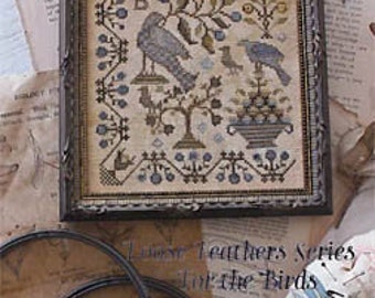 Blackbird Designs Loose Feathers IT'S SPRING FEVER Cross Stitch Pattern ~ Spring Cross Stitch